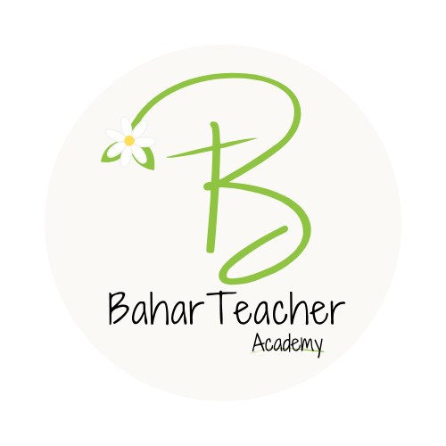 Bahar teacher academy yuvarlak logo